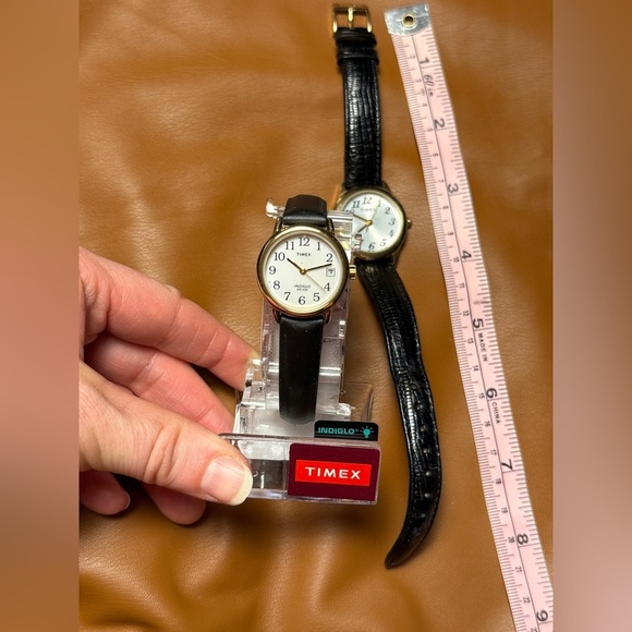 Timex Accessories - Vintage Timex Black Gold Watches (2)